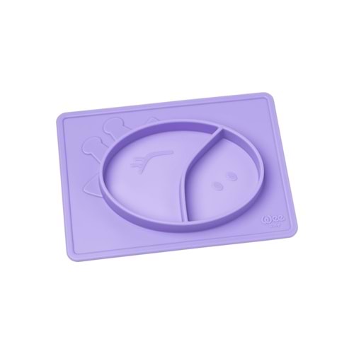 Wee Baby Prime Matlı Tabak-Mor