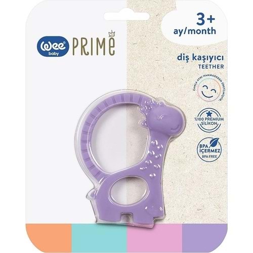 Wee Baby Diş Kaşıyıcı Silikon Prime Mor