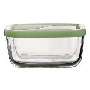 Paşabahçe Snowbox 53733 2'Li Yeşil Kapaklı Saklama Kabı