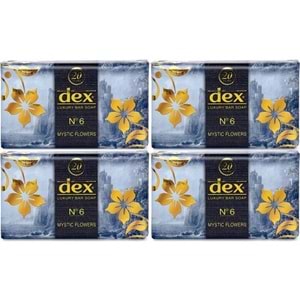 Dex Luxury Serisi No:6 Mystic Flowers Sabun 150 GR x4