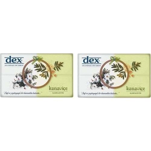 Dex Banyo Sabunu Kanaviçe Saf & Zeytin Dex 2 Adet 4 x 150 GR