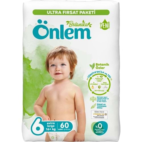 Önlem Botanika Bebek Bezi Avantaj Paket Extra Large 20’lı (16+ Kg)