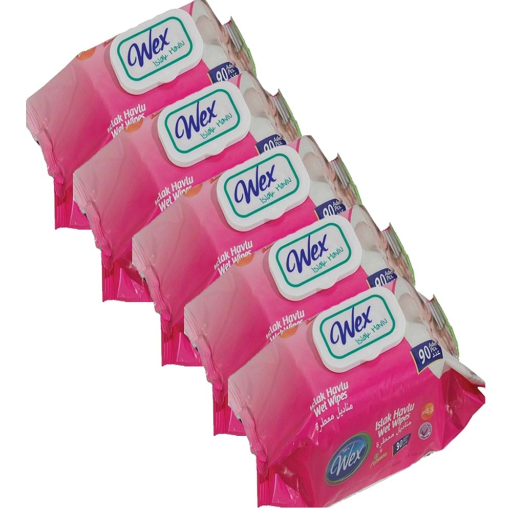 Wex Islak Mendil 90lı (5 Paket)