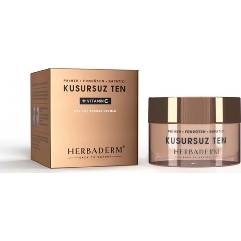 Herbaderm Kusursuz Ten Vitamin C Primer Fondöten Kapatıcı 30 ml