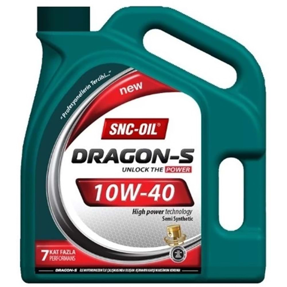 Snc Oil Dragon-S Motor Yağı 10W-40 4 Lt