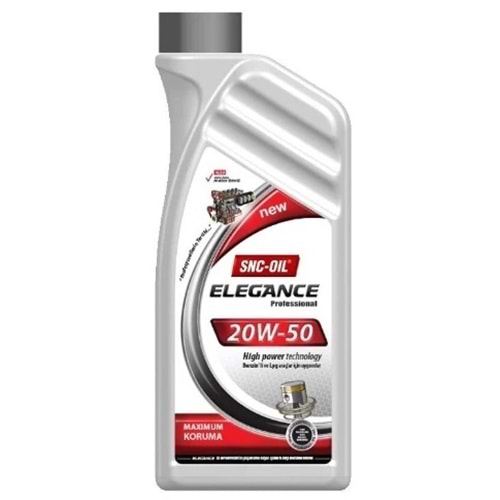 Snc Oil Elegance Profossional 20W-50 1 Litre Motor Yağı