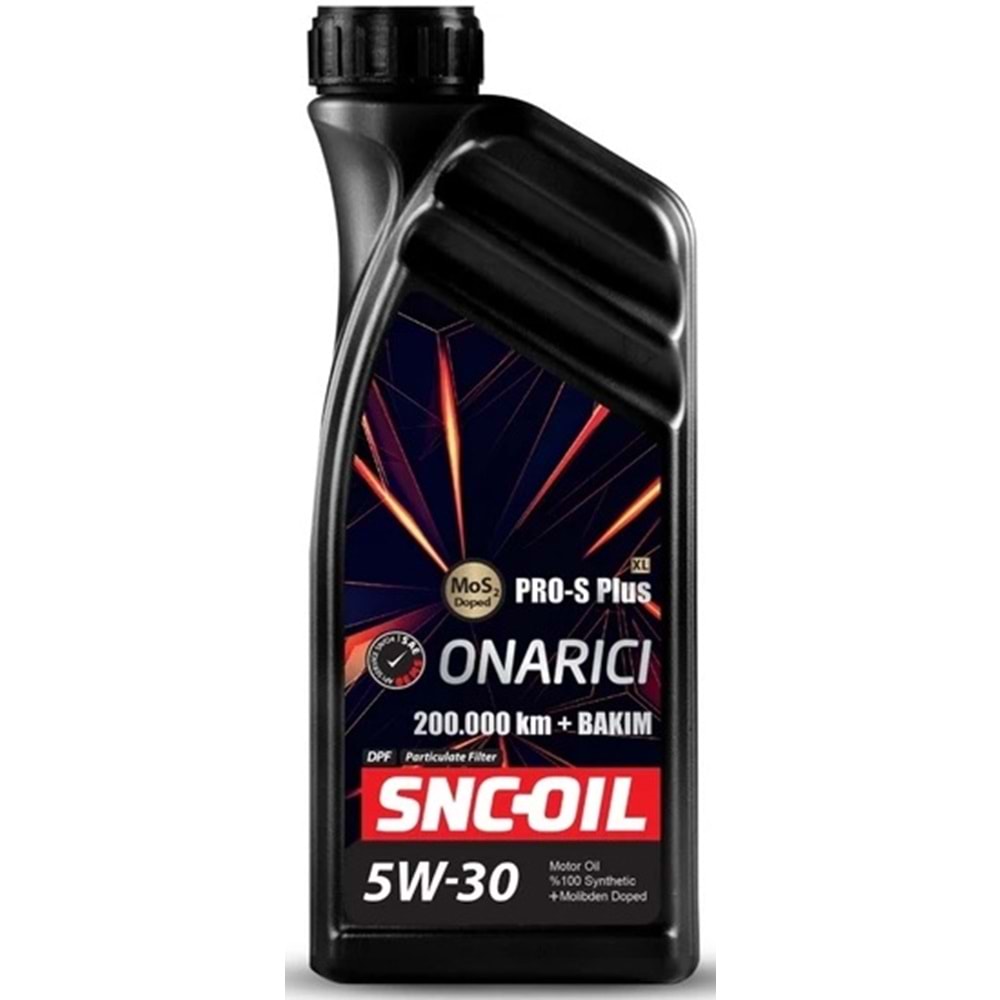 Snc Oil Pro-S Plus Onarıcı XL 200.000 Km+Bakım 5W-30 1 lt
