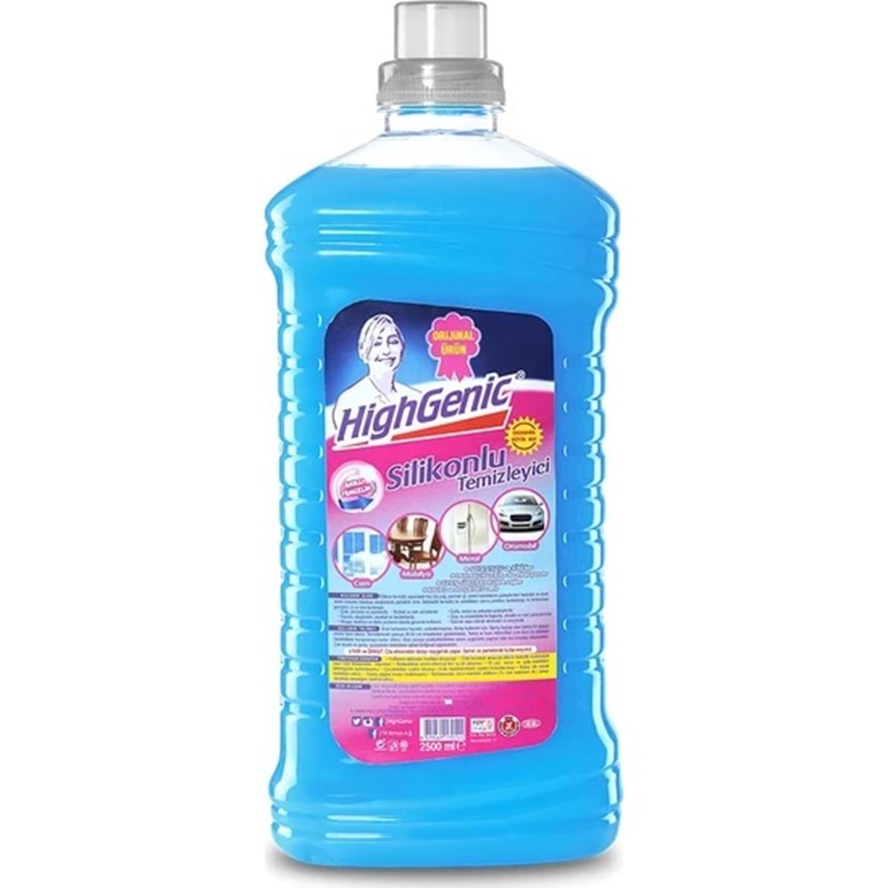 Highgenic Silikonlu Temizleyici Ahşap,Cam,Metal Yüzey 2500 Ml